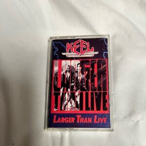 KEEL Larger Than Live Cassette